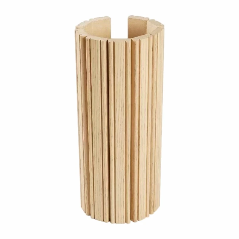 Halvcirkelbue vægplade PVC træfiner